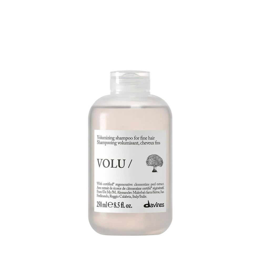 Davines VOLU/Shampoo Volumizing Cleanser for Fine or Limp Hair Gentle Root 8.5oz